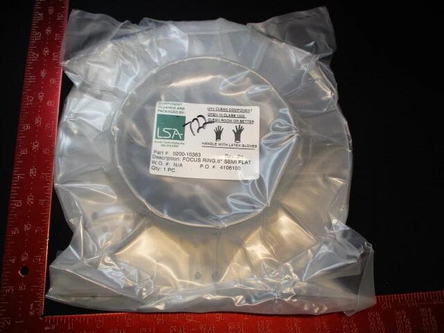 Applied Materials AMAT 0200-10363 FOCUS RING 6" SEMI FLAT 162MM ID ESC