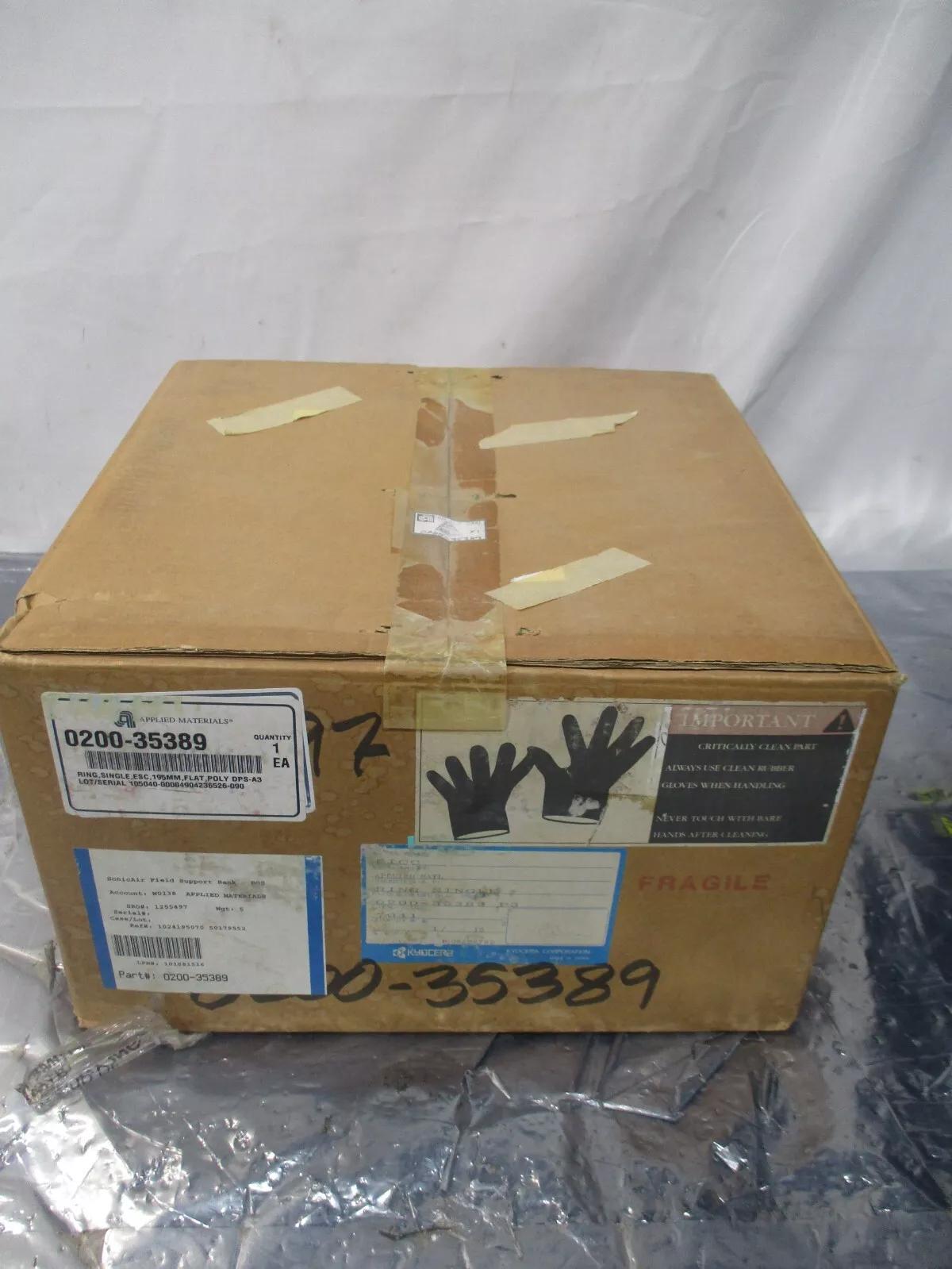 AMAT Applied Materials 0200-35389 195mm Single Ring ESC Poly Flat