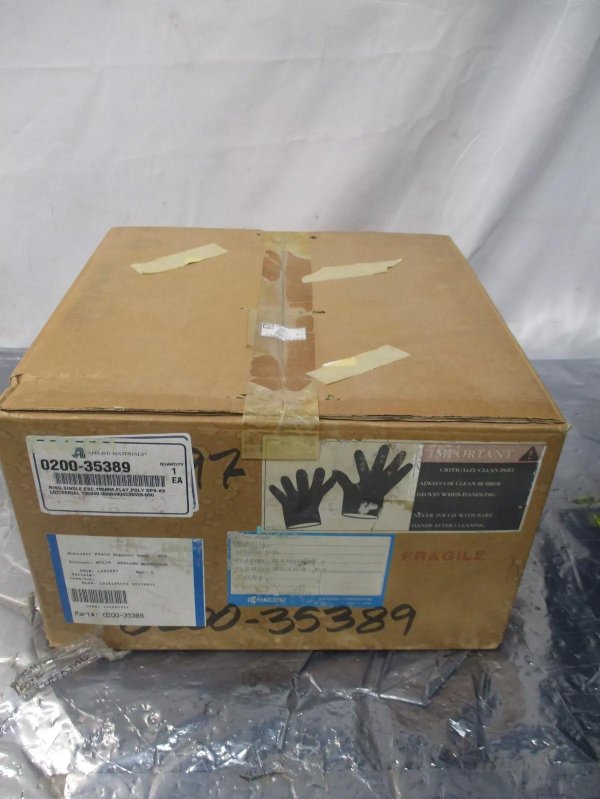 AMAT Applied Materials 0200-35389 195mm Single Ring ESC Poly Flat