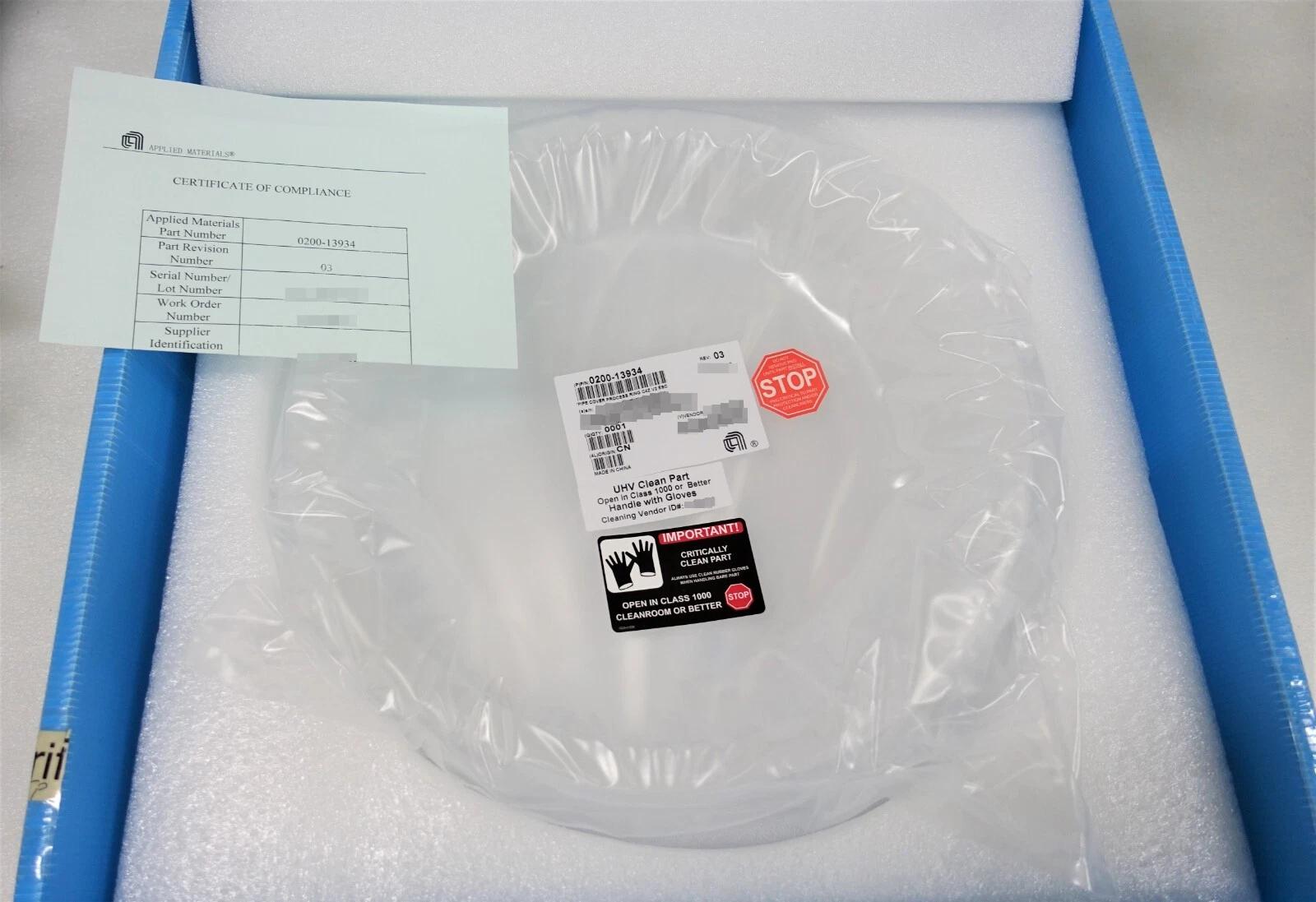 APPLIED MATERIALS 0200-13934 PIPE COVER PROCESS RING ESC AMAT