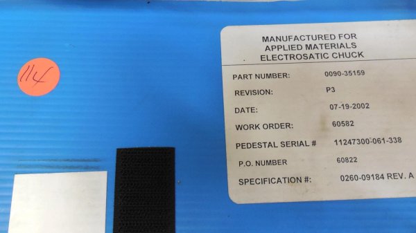 0090-35159 Applied Materials AMAT ESC ASSY FLATJEIDA 145MM R2