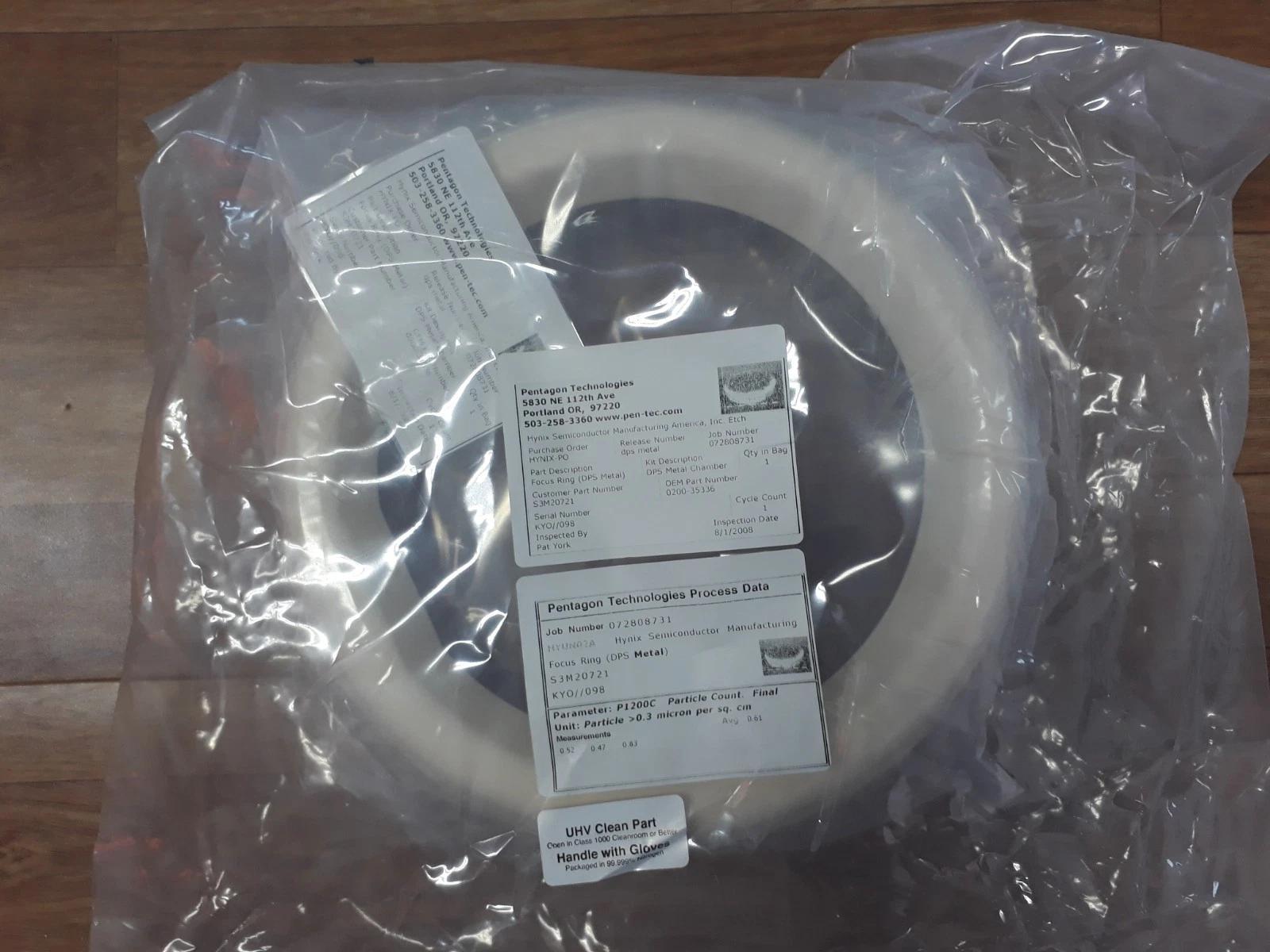 AMAT 0200-35336 RING FOCUS ESC 195MM FLAT 1 IN DPS