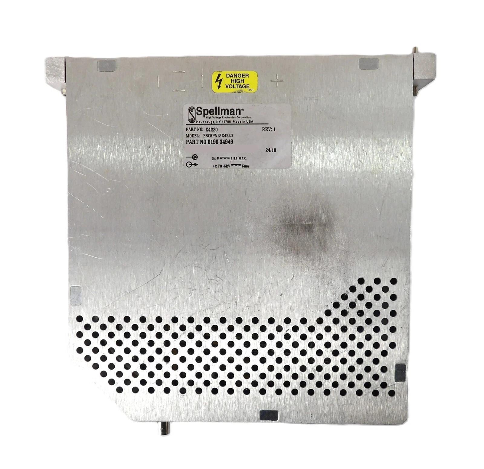 Spellman ESC5PN25X4220 High Voltage Power Supply X4220 AMAT 0190-34949