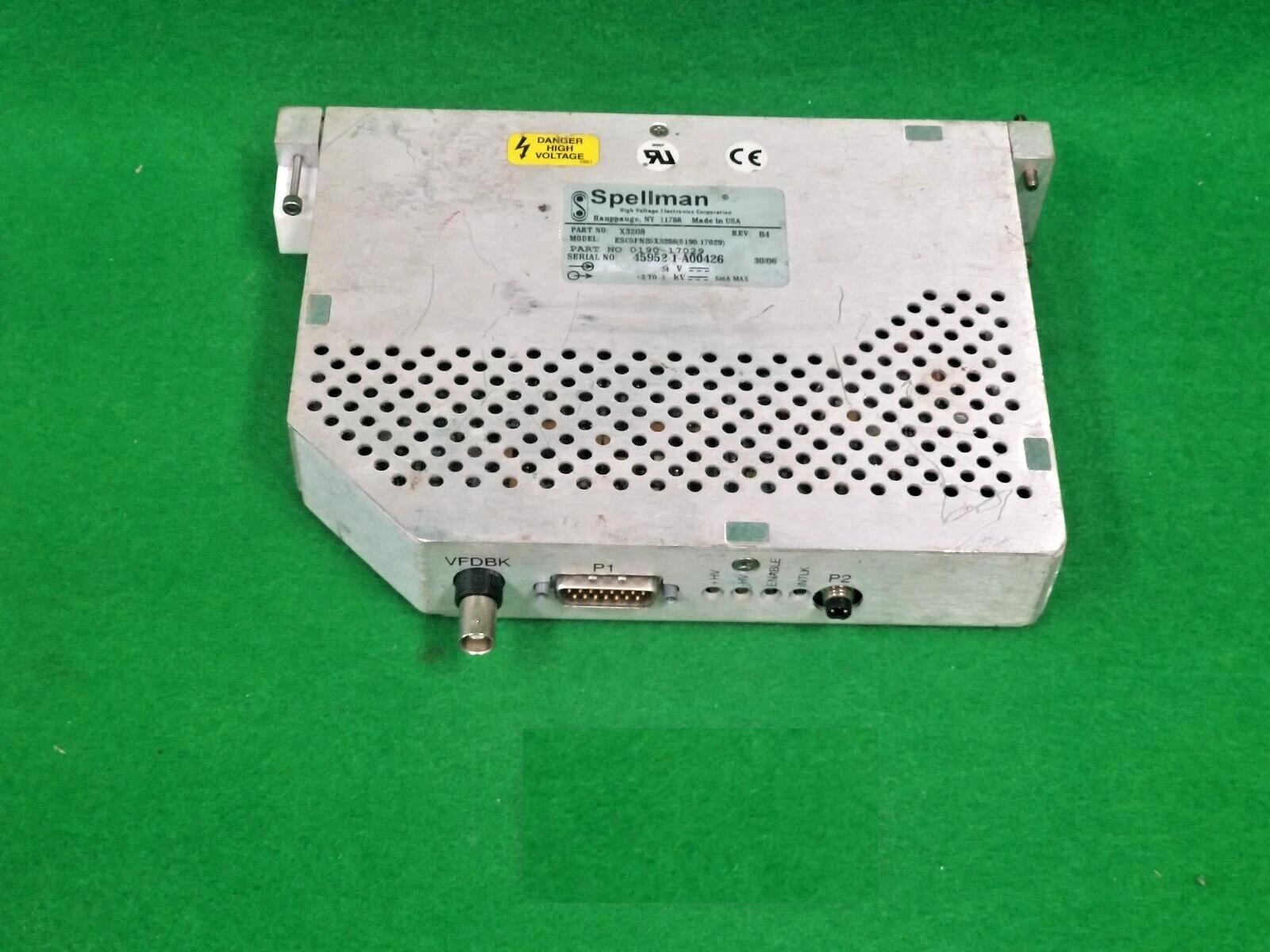 AMAT 0190-17029 SPELLMAN HIGH VOLTAGE ESC5PN25X3208