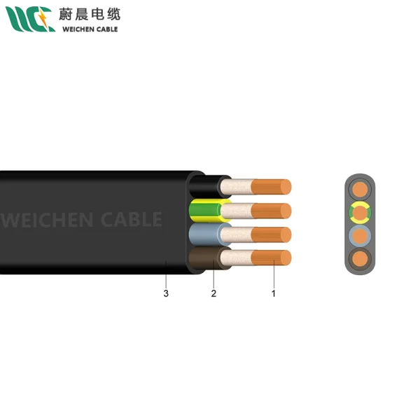 WEICHEN SLJTJP-EFB，SLJTJP-EFBP，SLJTJP-EFBJ扁平卷筒電纜