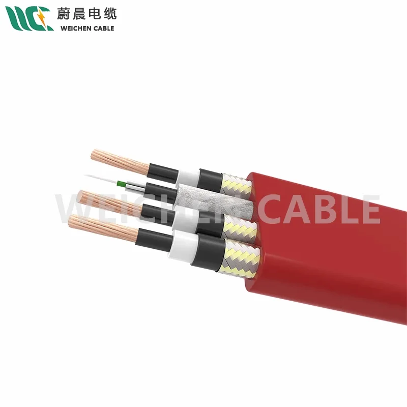 WEICHEN (N)TSFLCGEWOEU-FO中高壓卷筒扁平電纜復(fù)合光纖 