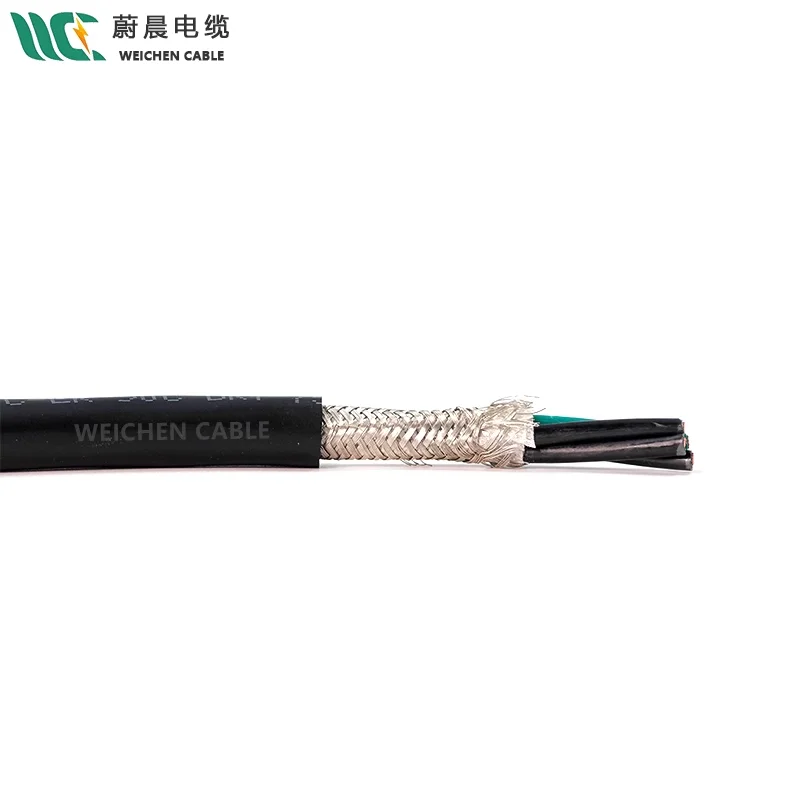WEICHEN 高柔性耐彎曲伺服電纜帶屏蔽,耐油4G10