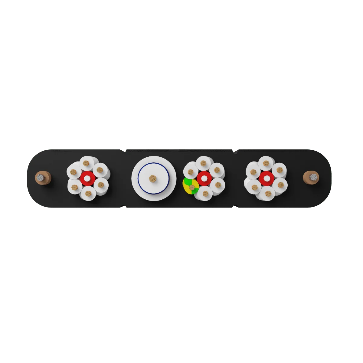 WEICHEN 18x0.75mm2+RG6 扁平柔性電纜