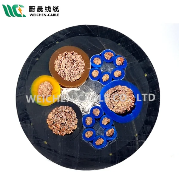 WEICHEN/edfcom官网入口 CE认证 0.6/1KV PUR护套 港口卸船机控制卷筒电缆线