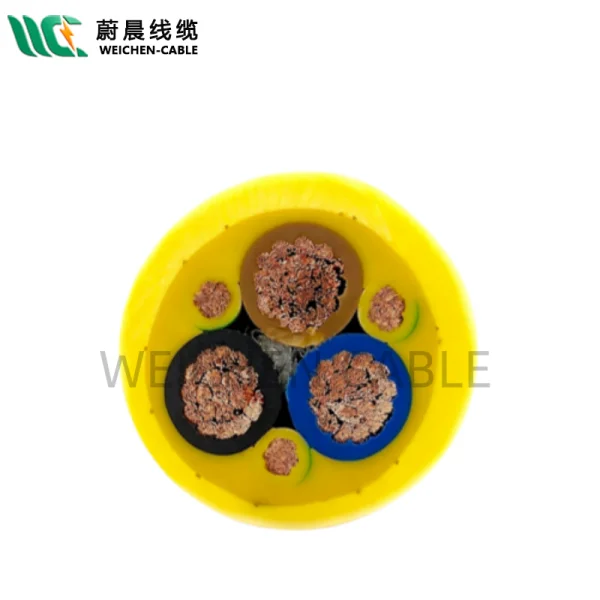 WEICHEN/edfcom官网入口 CE认证 0.6/1KV PUR护套 铲运机卷筒电缆