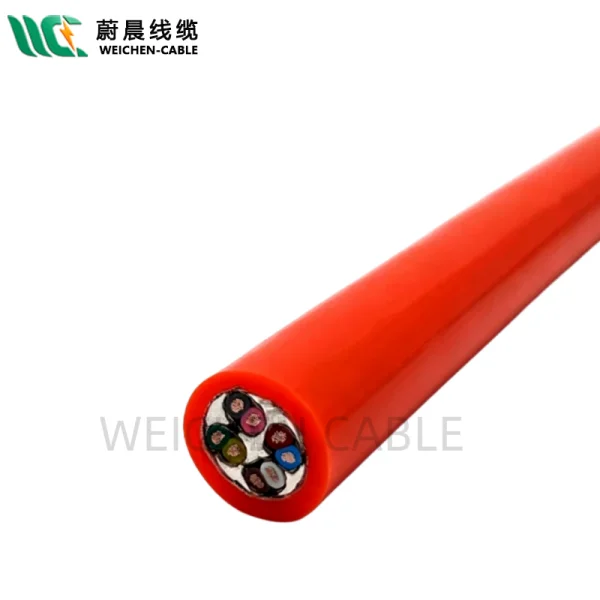 WEICHEN/edfcom官网入口 CE认证 300/300V PUR护套 双绞屏蔽信号电缆