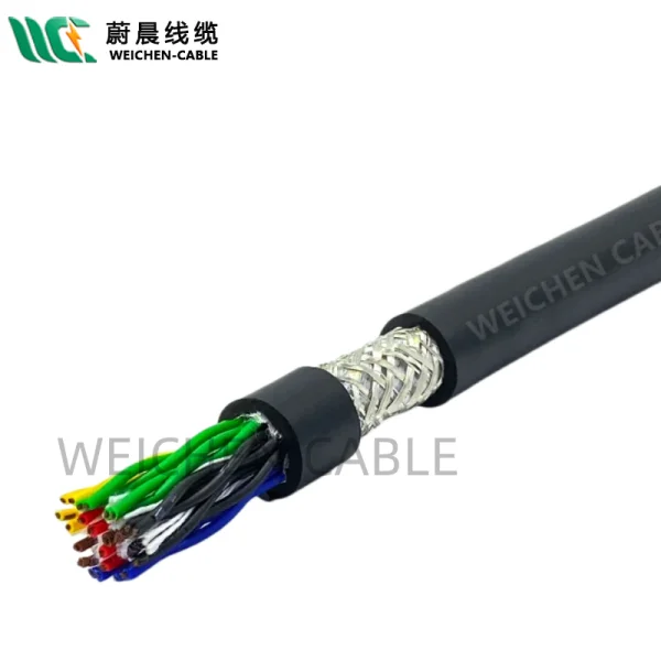 WEICHEN/edfcom官网入口 CE认证 300V 聚氨酯护套 LIYCY-TP柔性信号电缆