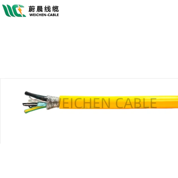 WEICHEN/edfcom官网入口 600V/PUR 机器人拖链槽屏蔽动力电缆