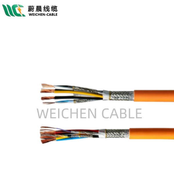 WEICHEN/edfcom官网入口 CE认证 300/500V 聚氨酯护套 屏蔽控制拖链电缆