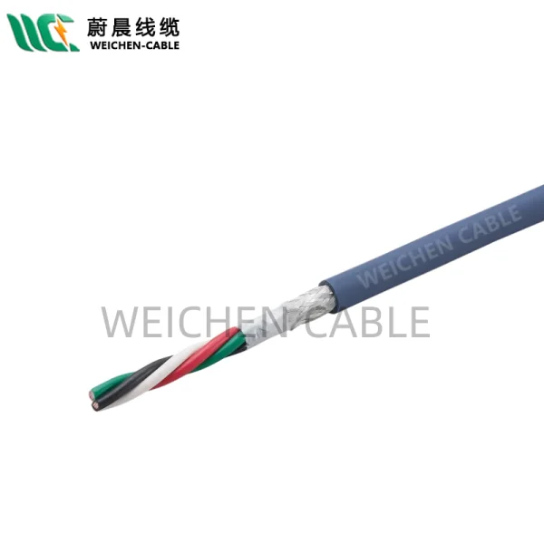 WEICHEN/edfcom官网入口 CE认证 300V/PVC护套 柔性屏蔽拖链电缆