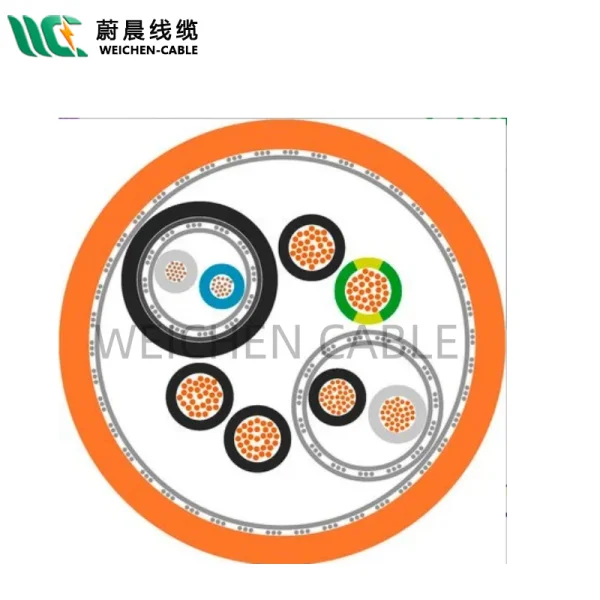 WEICHEN/edfcom官网入口 FELX-PUR-NT1000 高柔性混合电缆 4×1.5mm²+2×0.5mm²