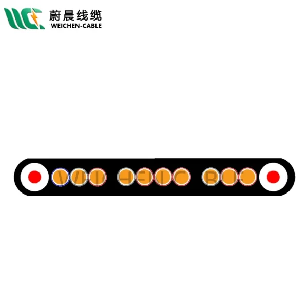 WEICHEN/edfcom官网入口 拖令电缆 H07VVH6-F拖令扁电缆
