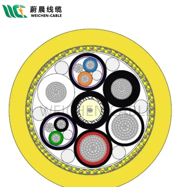 WEICHEN/edfcom官网入口 Hybridflex-PUR NS600 防海水下信号动力TV同轴复合电缆