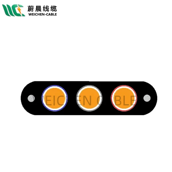 WEICHEN/edfcom官网入口 YGPB-10KV 3x50 3x163高压扁电缆