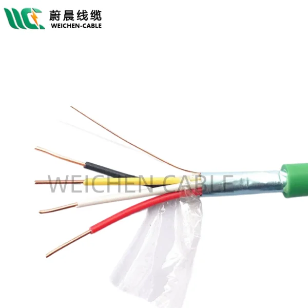 WEICHEN/edfcom官网入口 传感器屏蔽信号线和动力电源一体线 0.2/0.3/0.5信号线+电源综合