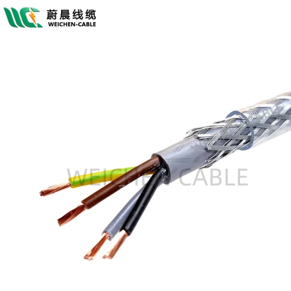 WEICHEN/edfcom官网入口 CE认证 300/500V 透明PVC护套 透明拖链信号电缆
