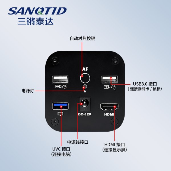 三鏘泰達-新款4KAF高清自動對焦工業相機