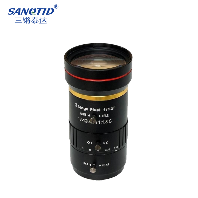 三鏘泰達(dá) 12-120MM 3MP手動(dòng)變焦高清廣角鏡頭 
