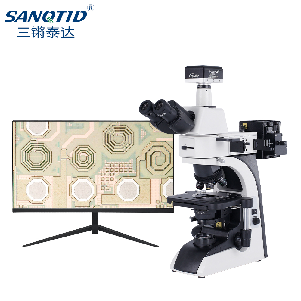 三鏘泰達-4K高清抑強光透反射金相顯微鏡TD-GM3X-4KE