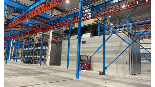 使用涂裝生產線