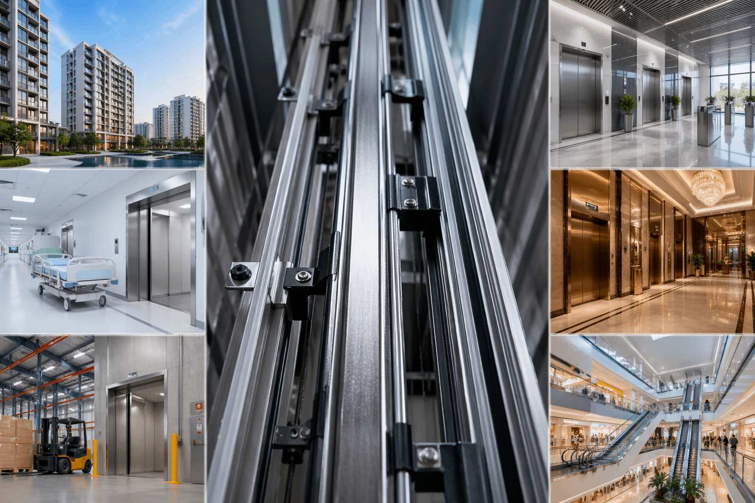 Elevator Rails Design Custom Elevator Guide Rail Solutions for Different Industries