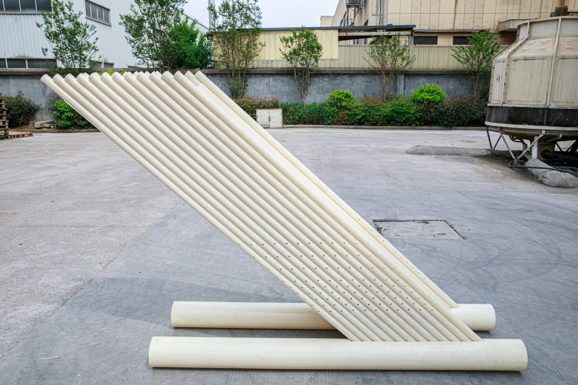 同向流收集水斜板裝置