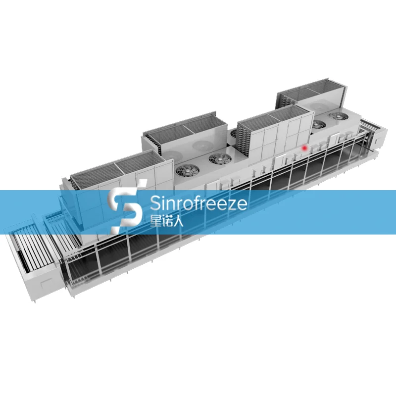 mesh belt tunnel freezer
