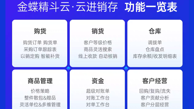 都江堰精斗云云進(jìn)銷存代理品牌