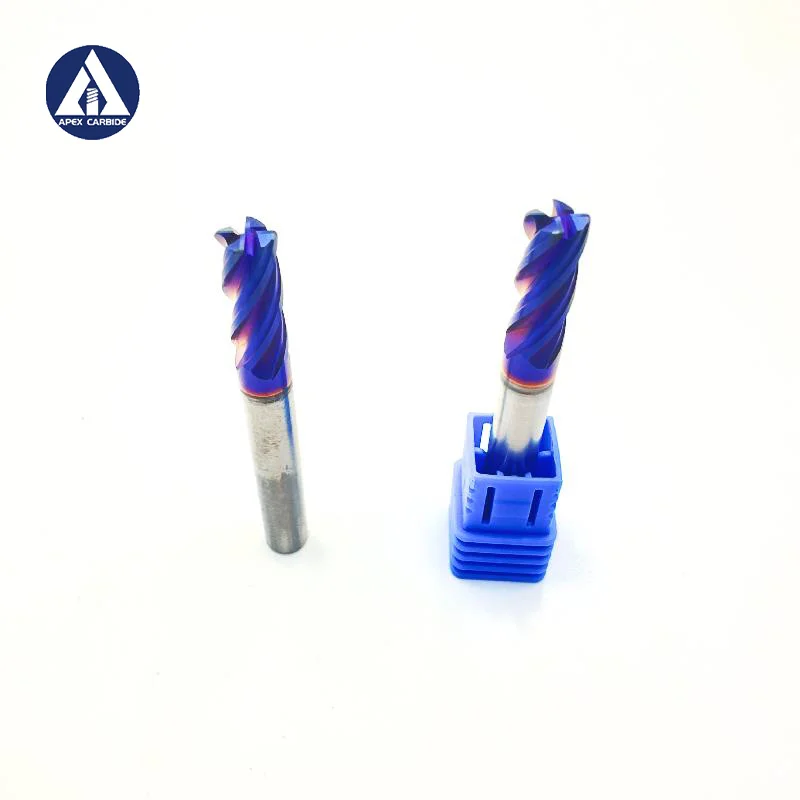 68 HRC NaCo Blue Coated End Mills