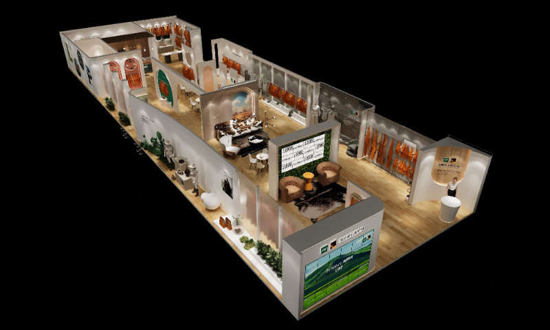 北京光伏展展台设计装潢,展台设计