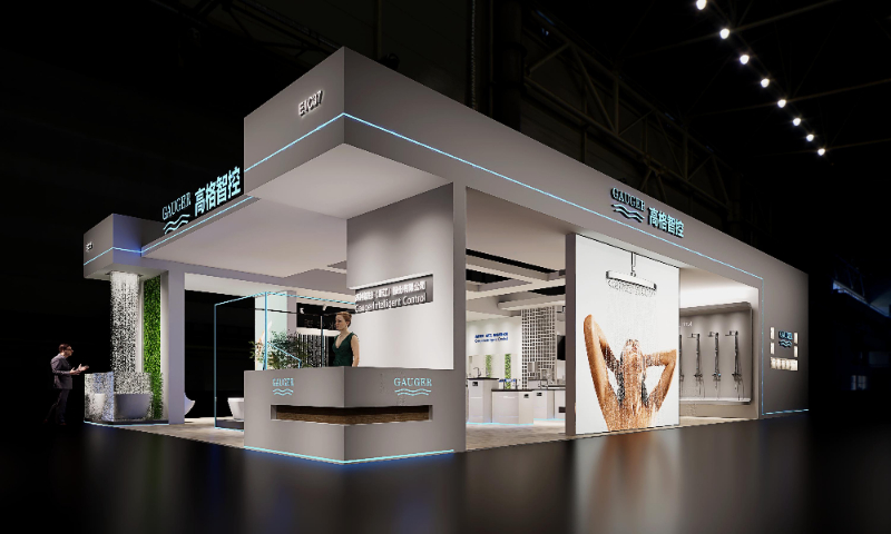 国外酒店用品展展台设计装修,展台设计