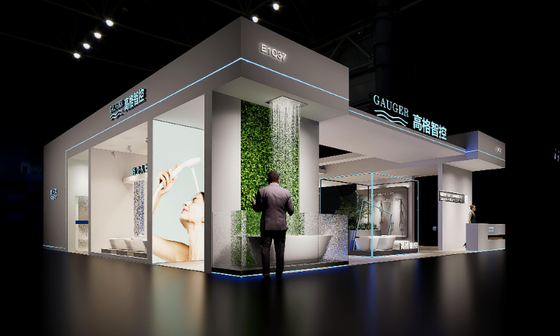 杭州婴童展展览搭建设计,展览搭建