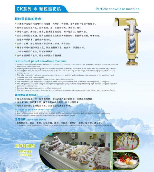 顆粒雪花機CL-380
