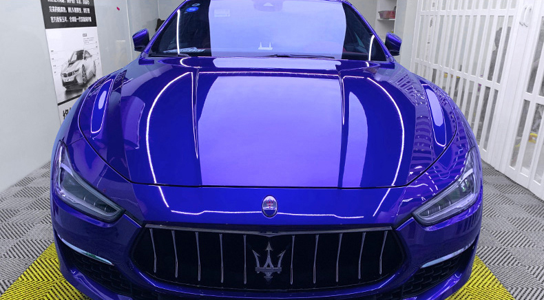 瑪莎拉蒂貼車效果圖