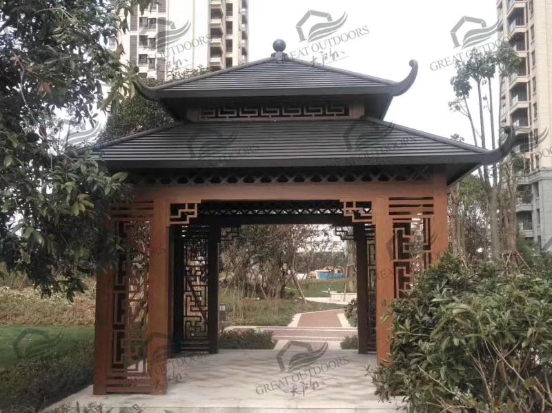四角涼亭