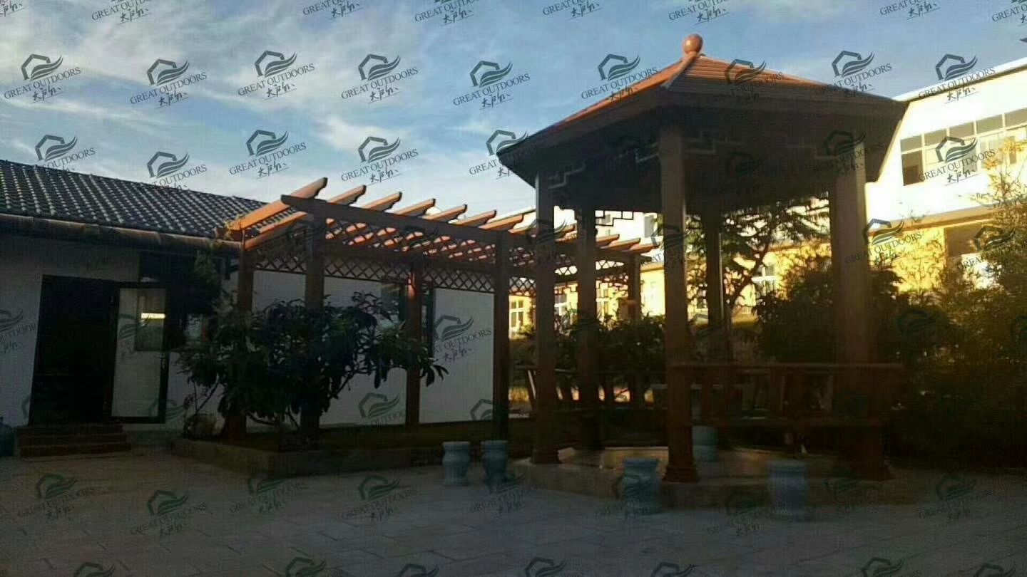 六角涼亭