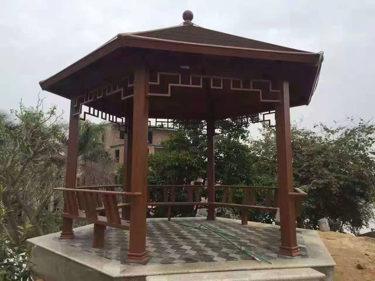 六角涼亭
