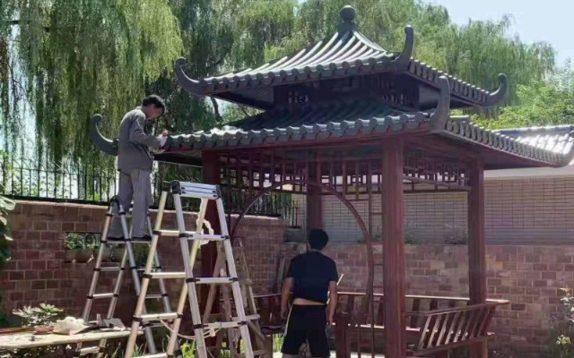 鋁合金四角涼亭