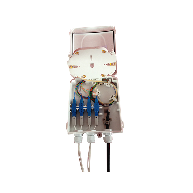OFTB02 Fiber Optic Terminal Box with 8 Adapters - QIANHONG