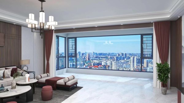 高層轉(zhuǎn)角斷橋平開窗