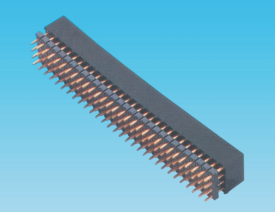 2.0mm 四排母,180度,塑高9.35mm(PC104)