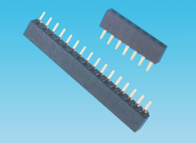 2.0mm 单排母,180度,塑高4.0/4.3/4.6mm