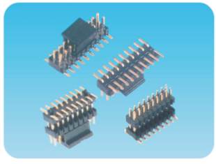 1.27mm排针,双排,SMT,单塑/多塑(带柱/夹持盖)