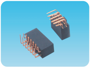 2.54mm 双排母,90度,Y形端子