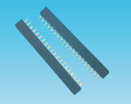 1.0MM 180度直插排母